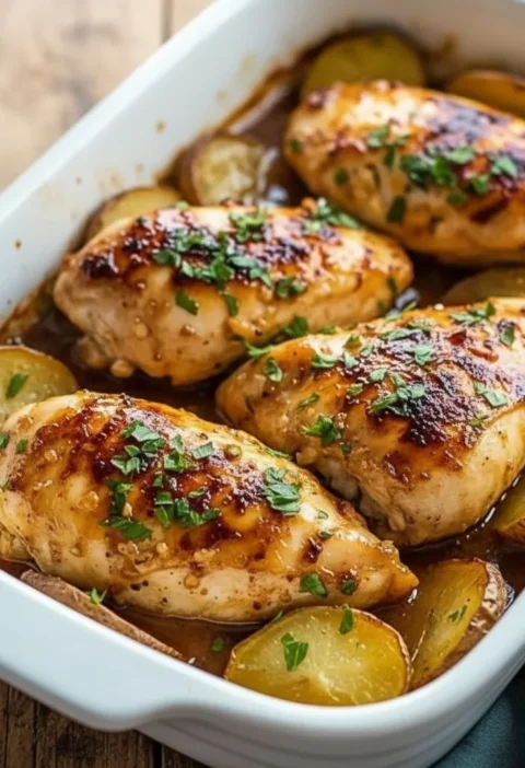 Honey Garlic Chicken Breasts