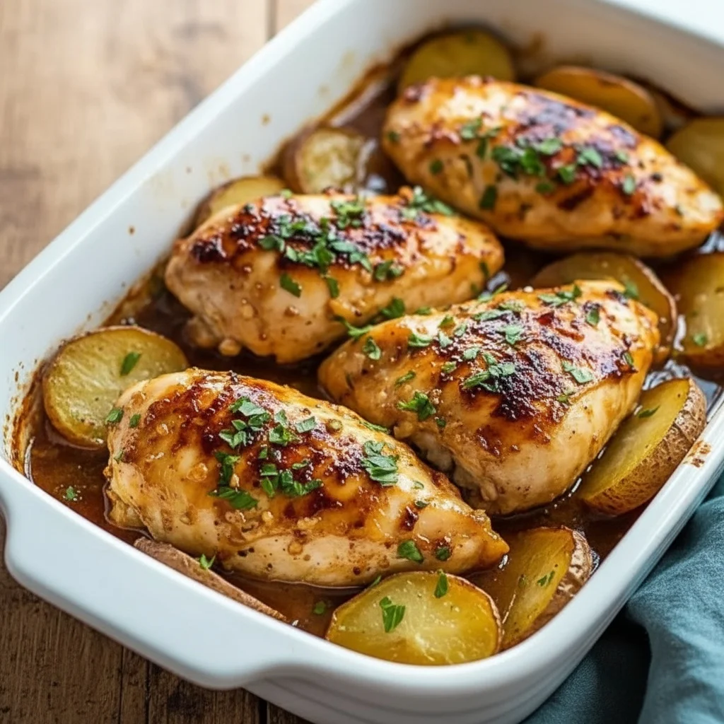 Honey Garlic Chicken Breasts
