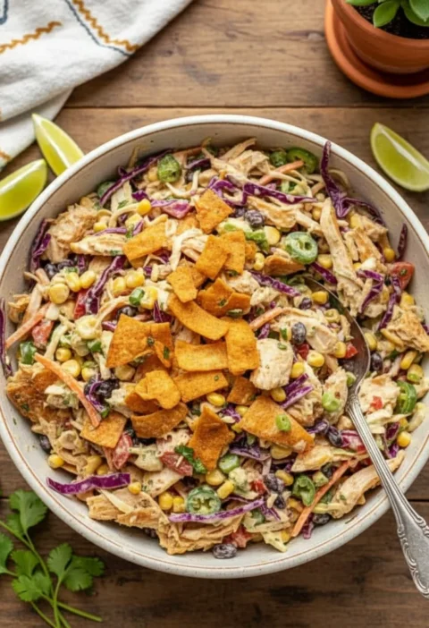 Loaded Chicken Frito Cowboy Cabbage