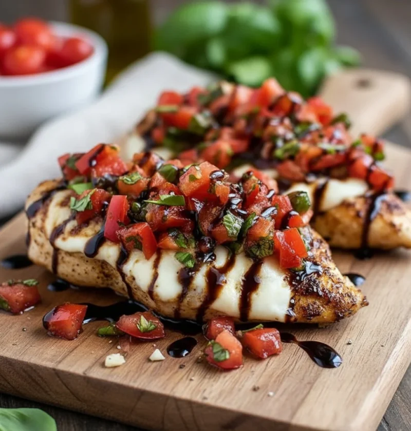 Mozzarella Bruschetta Chicken