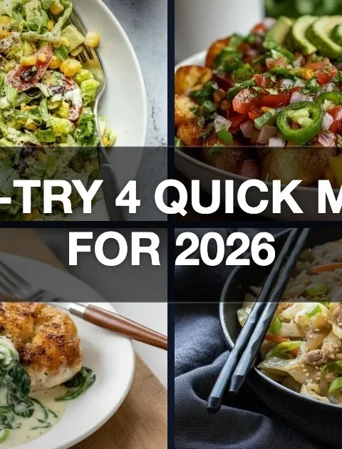 must-try 4 quick meals