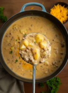 Ranch Cheesy Beef and Potato Soup