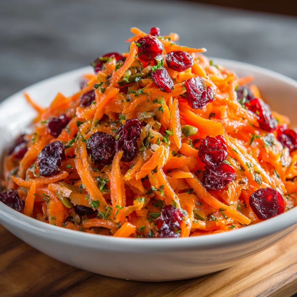 Refreshing Apple Cranberry Carrot Salad