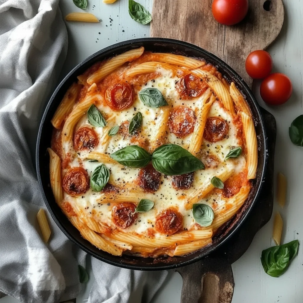 Roasted Tomato and Garlic Ricotta Pasta