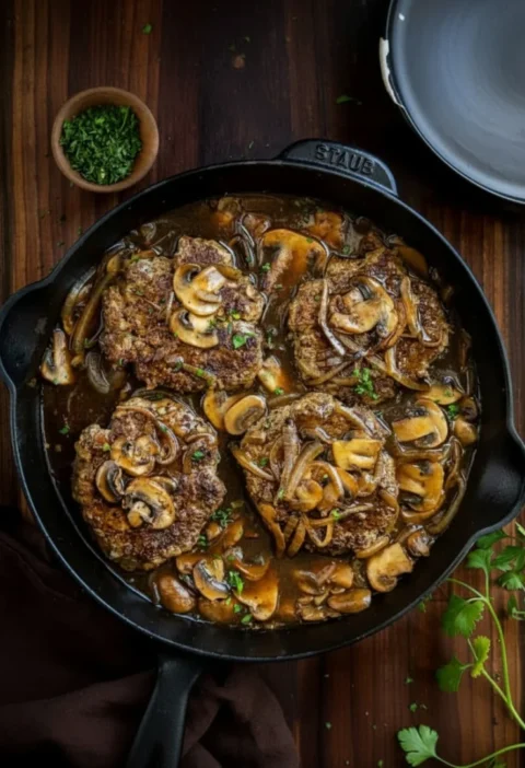Salisbury Steak with Mushrooms