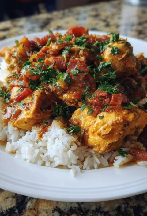 Spicy Brazilian Coconut Chicken