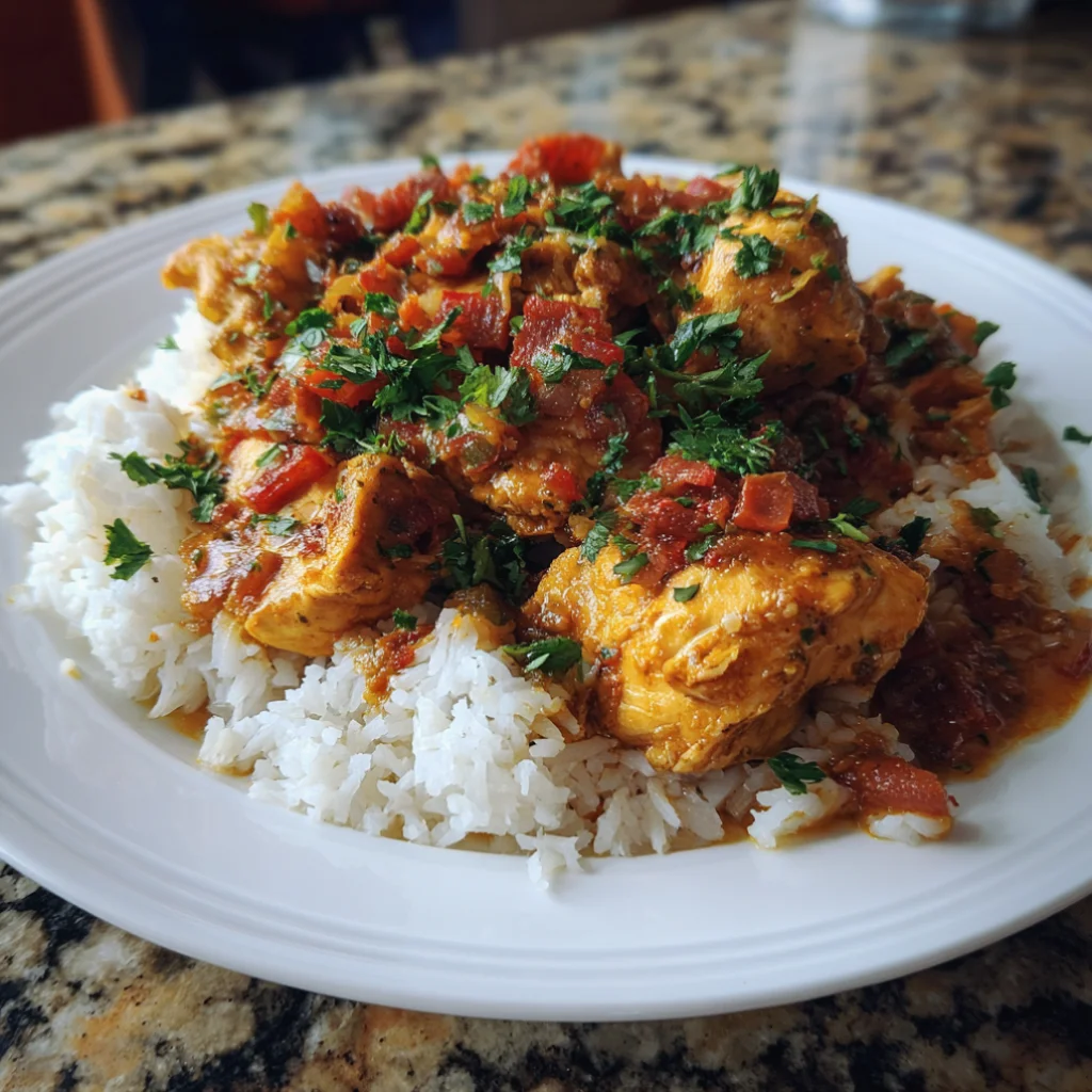 Spicy Brazilian Coconut Chicken