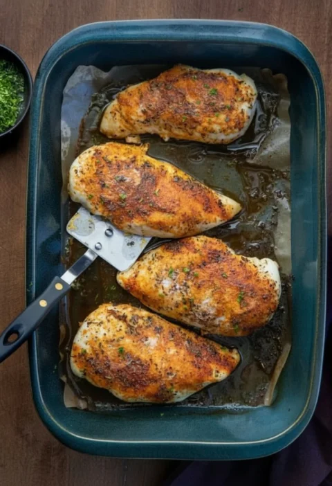 Oven baked chicken breasts
