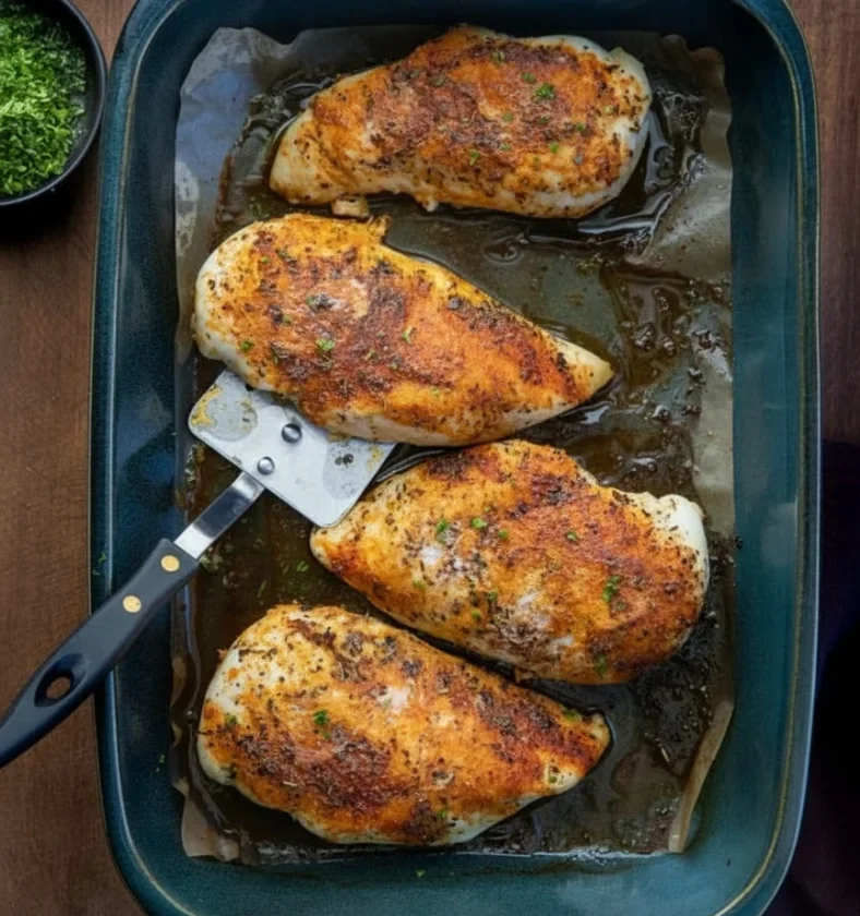 Oven baked chicken breasts