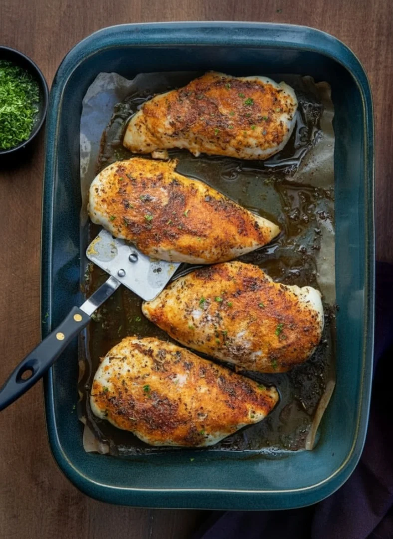 The Juiciest Oven Baked Chicken Breasts