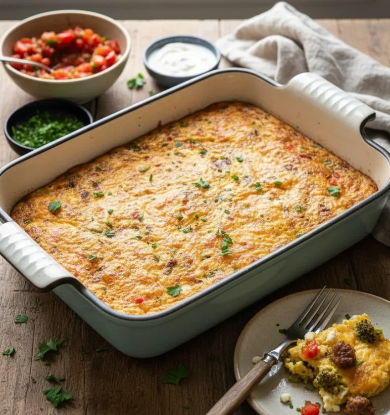 Western Omelette Breakfast Bake