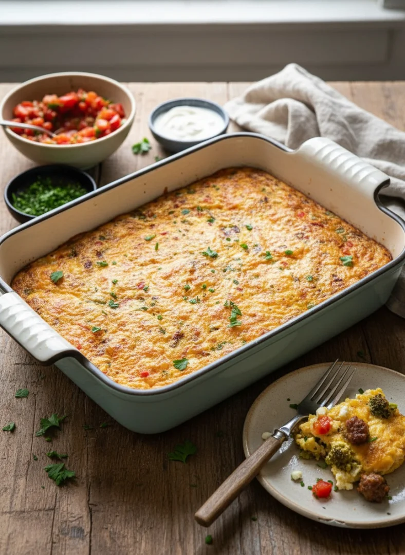 Western Omelette Breakfast Bake