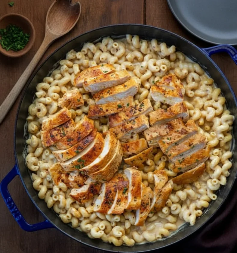 White Cheddar Ranch Chicken Pasta
