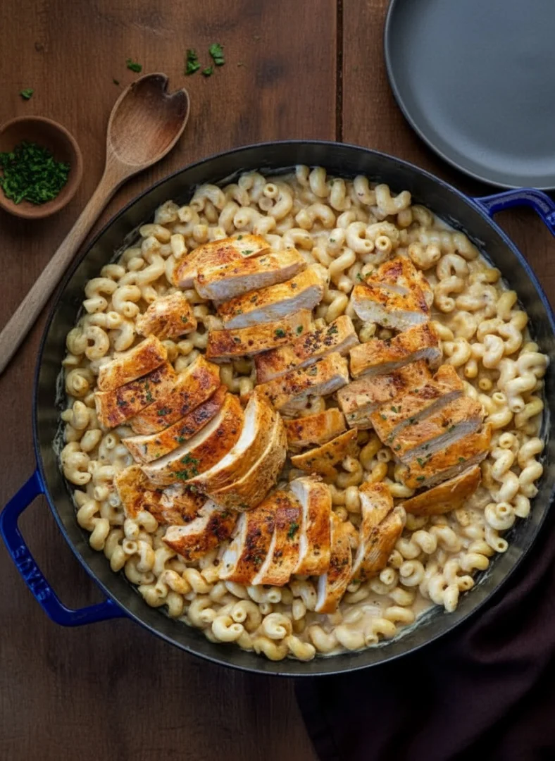 White Cheddar Ranch Chicken Pasta