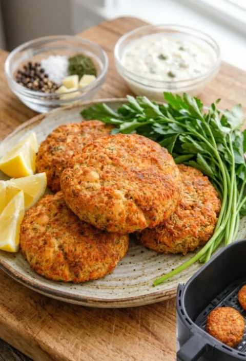 Air Fryer Salmon Patties