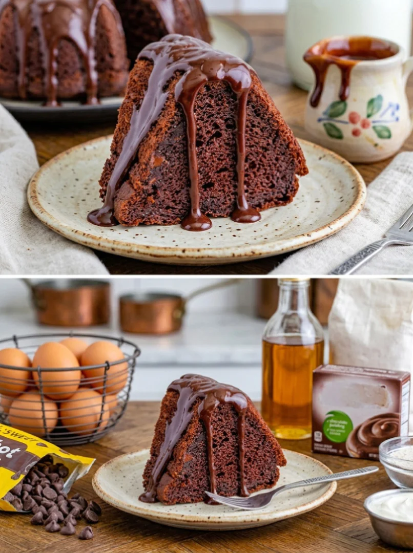 Chocolate Pudding Bundt Cake