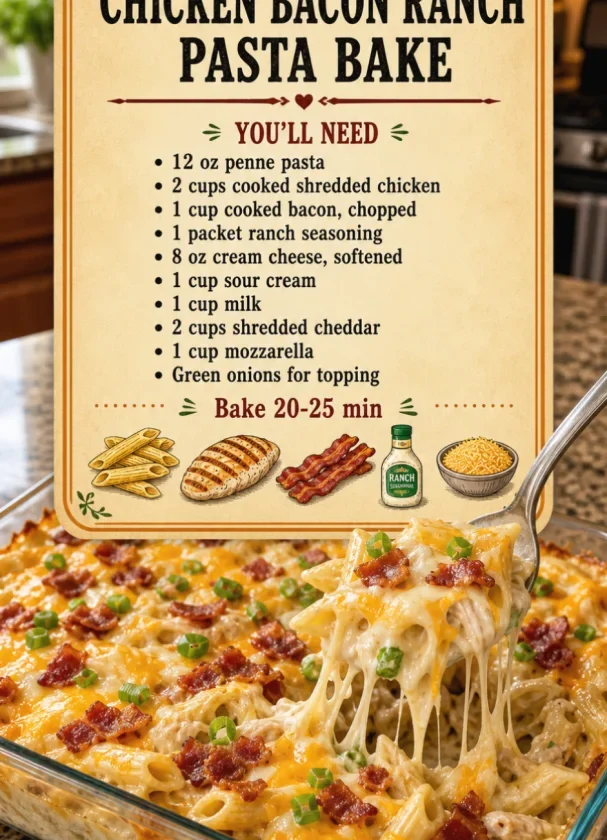 Crack Chicken Pasta