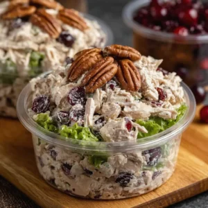 This cranberry pecan chicken salad