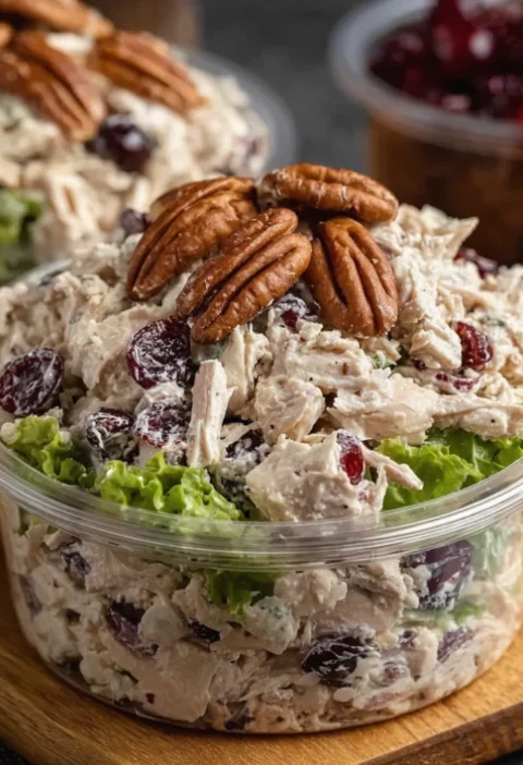 cranberry pecan chicken salad