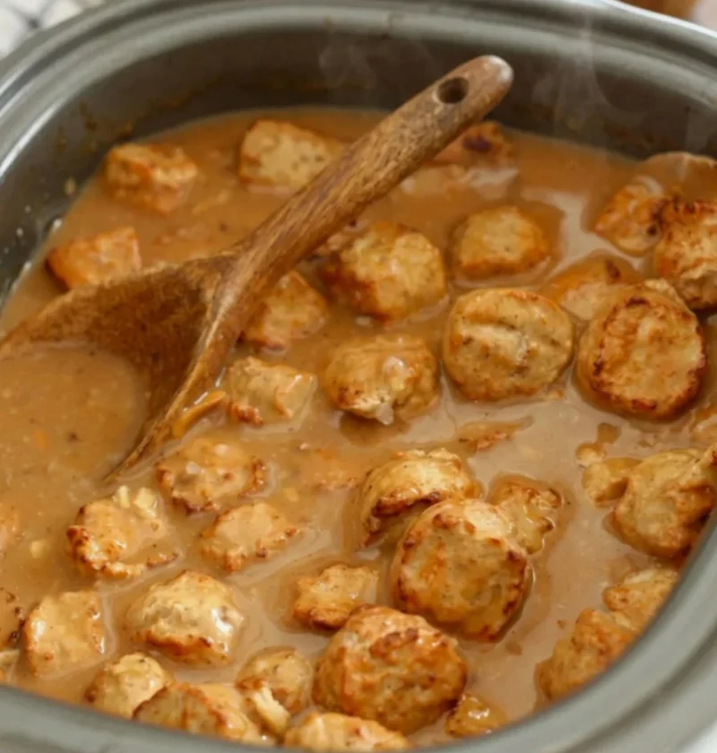 Crockpot Swedish Meatballs