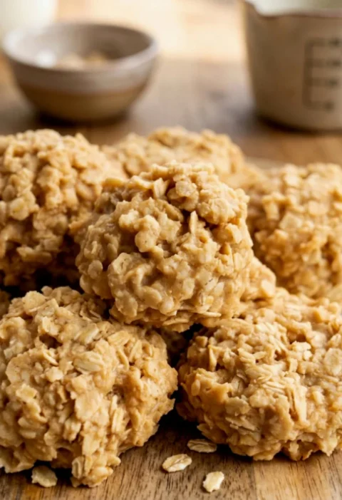 Peanut Butter No Bake Cookies
