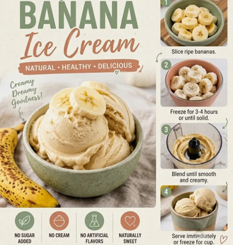 Creamy Banana Ice Cream