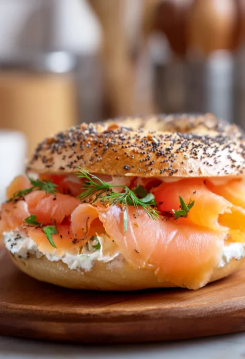 How to Layer a Smoked Salmon Bagel