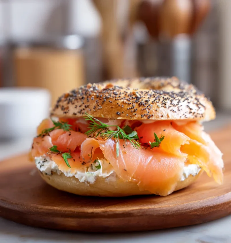 How to Layer a Smoked Salmon Bagel
