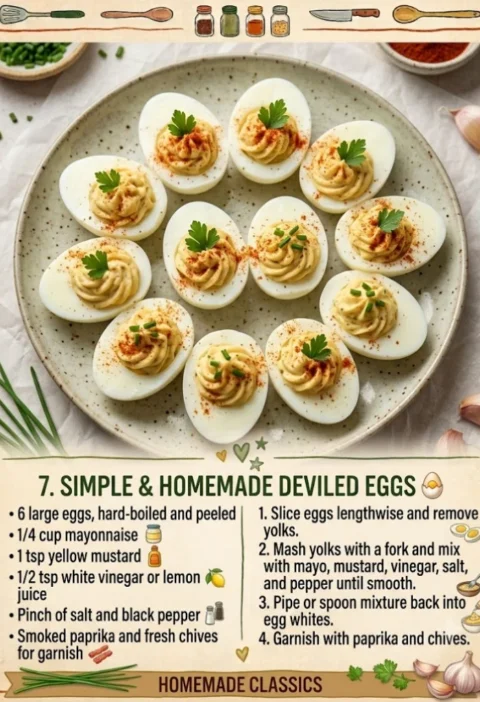simple deviled eggs