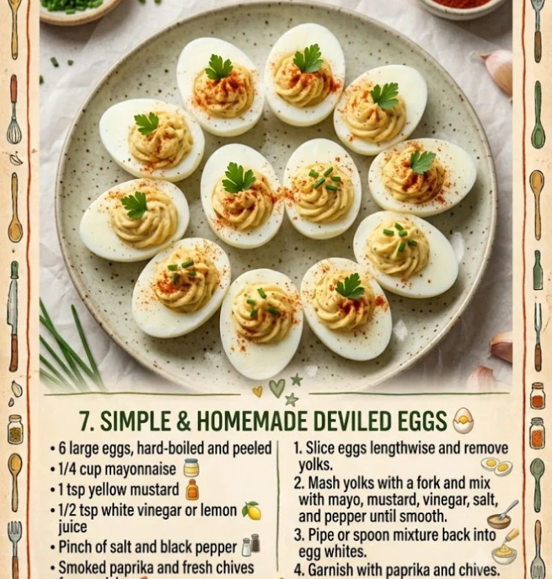 simple deviled eggs