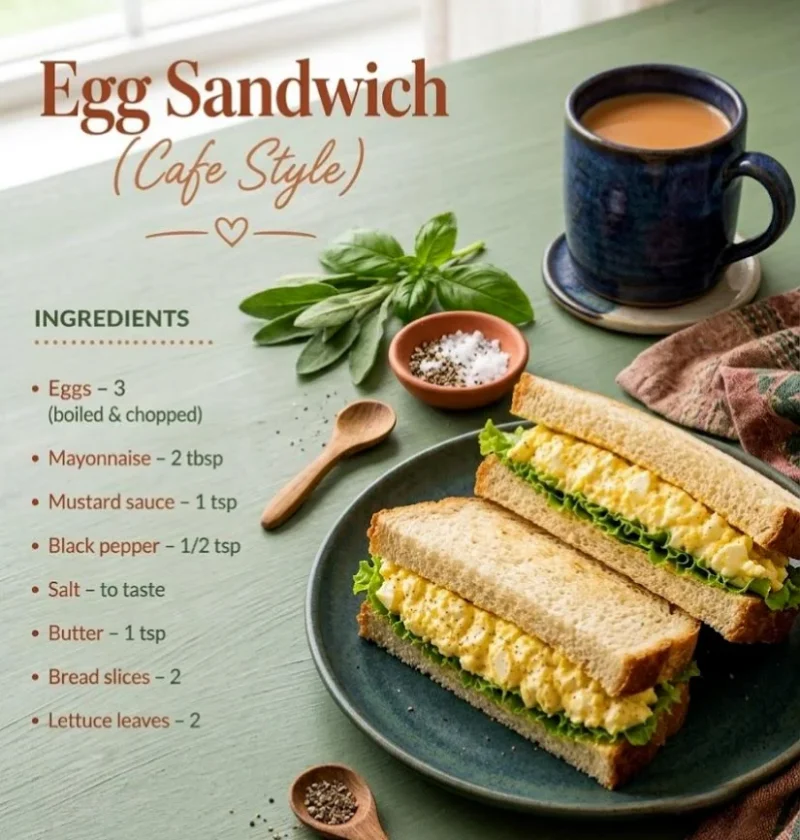 The Best Cafe-Style Egg Sandwich