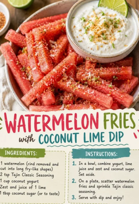 Watermelon fries