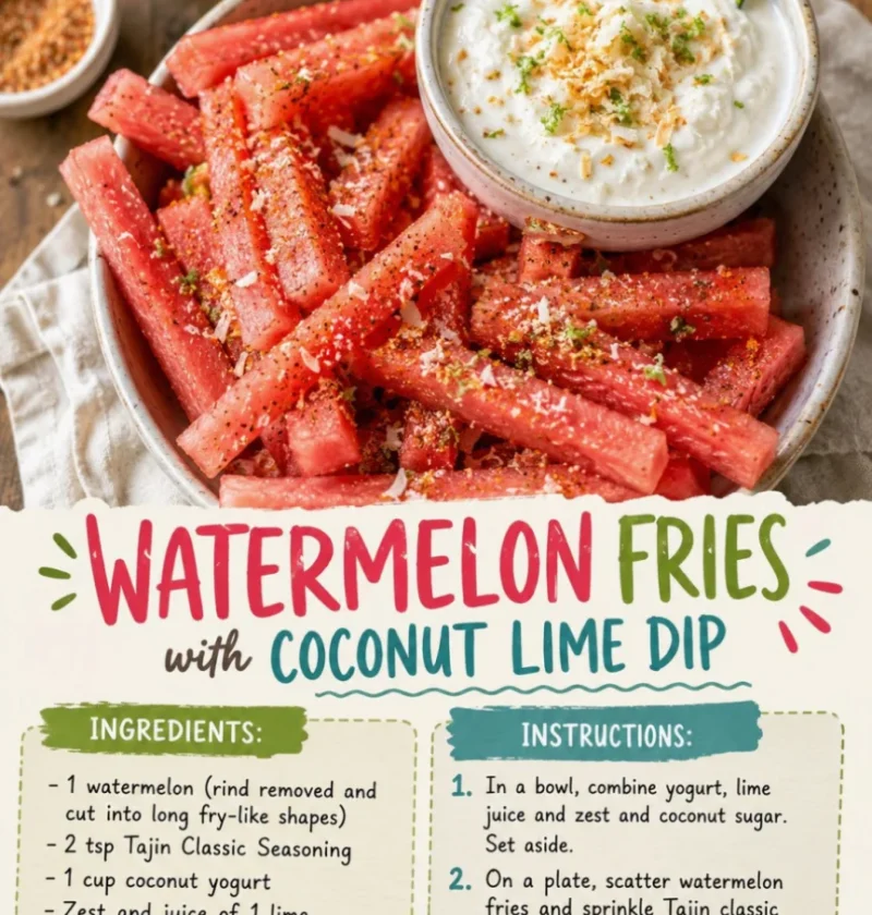 Watermelon fries
