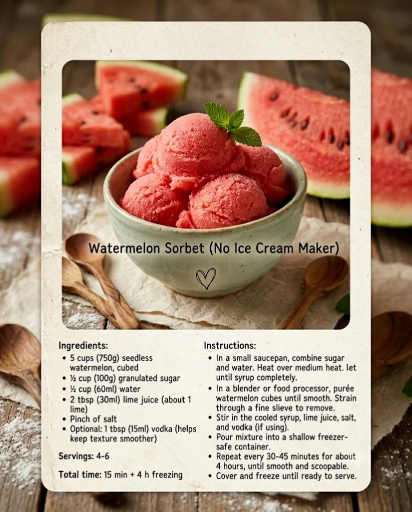 Watermelon Sorbet